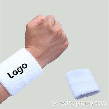 Different Color Cotton Sweat Sports Basketball Wristband